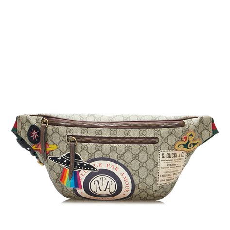 gucci courrier gg supreme belt bag replica|gucci supreme belt bag size.